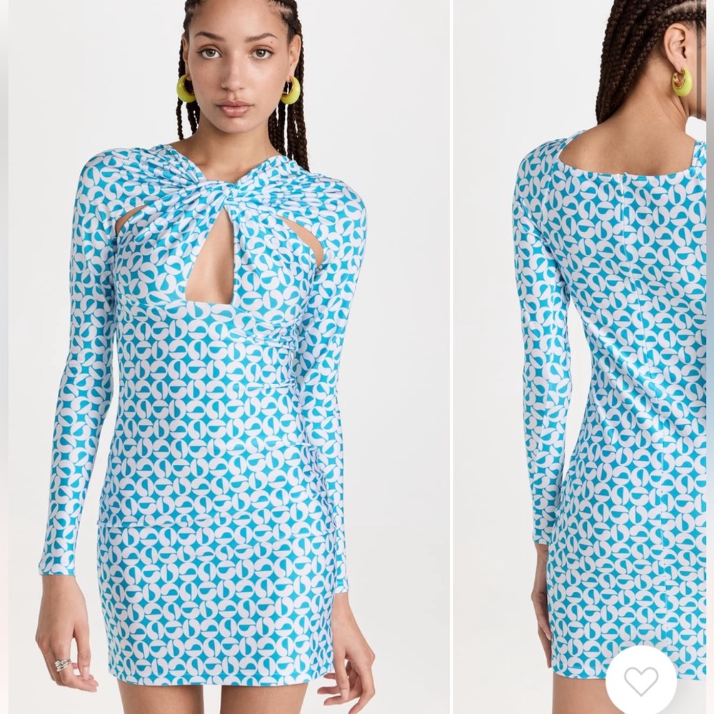 Coperni Twisted cut-out jersey Dress size xs